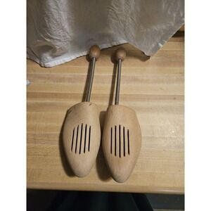 Vintage W. Germany Nevco Wooden Shoe Tree Stretchers‎ Size 8-9